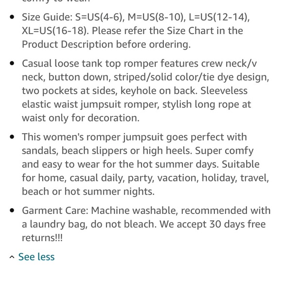 Striped Romper - Picture 8 of 8